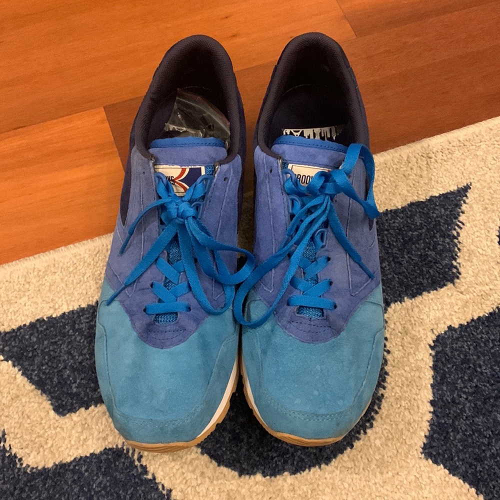 Brooks Mens Throwback Blue Sneakers (12)